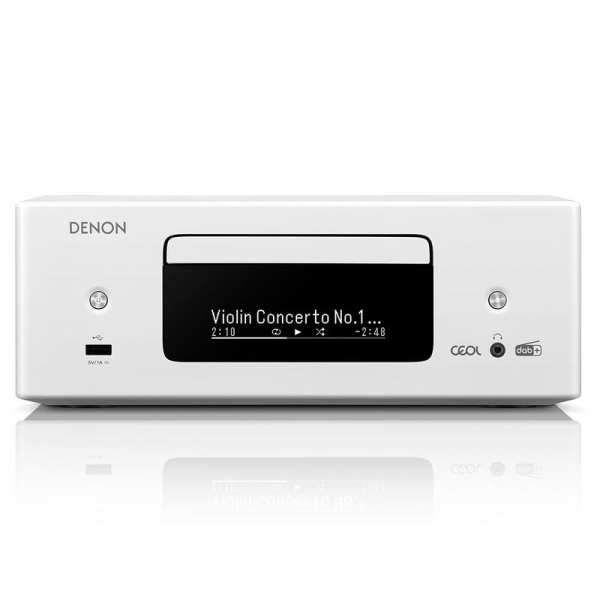 RCDN-12 DAB Hálózatképes sztereó CD/rádióerősítő, fehér