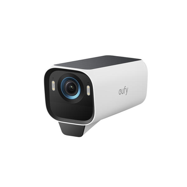 EufyCam S3 Pro Biztonsági Kamera, 4K UHD, Beépített Napelem, BionicMind, kültéri - T81623W1