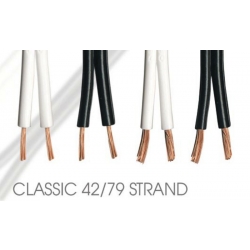 C-42/100W QED PERFORMANCE Hangsugárzó kábel 42 STRAND [2 x 1.25mm2, guriga 100m] - fehér - ár / fm