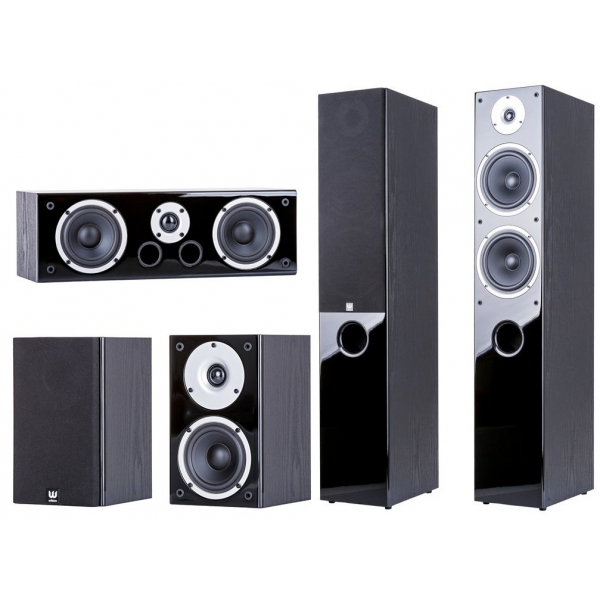 RAPTOR 5/Mini/VOCAL 5.0 házimozi hangsugárzó szett, fekete