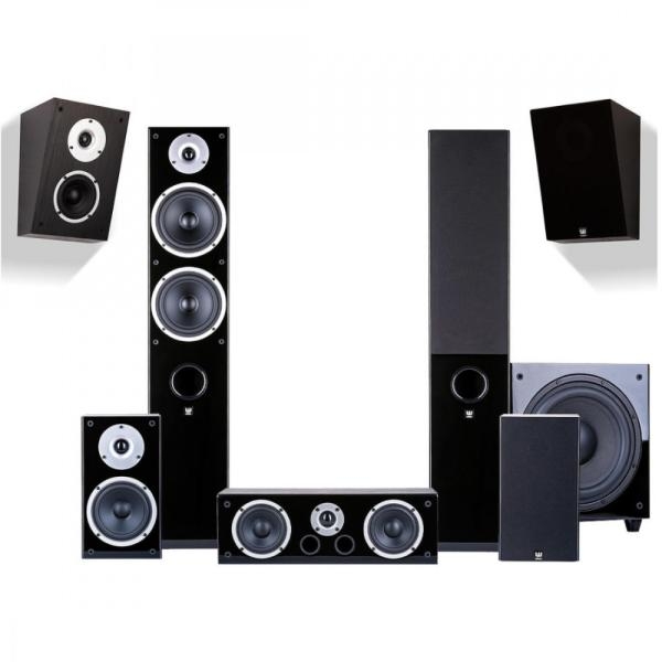 RAPTOR 7 5.1. 2 Dolby Atmos házimozi hangfalszett, fekete