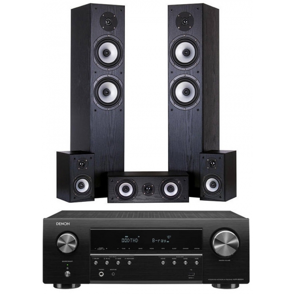 AVC-S670H 5.2 UHD Erősítő + Wilson Cinematic 5.0 Házimozi szett, fekete