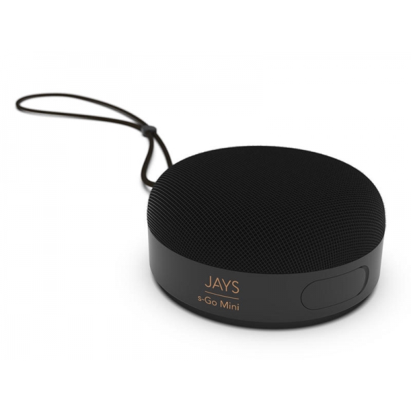 s-Go Mini Hordozható bluetooth hangszóró, grafitfekete
