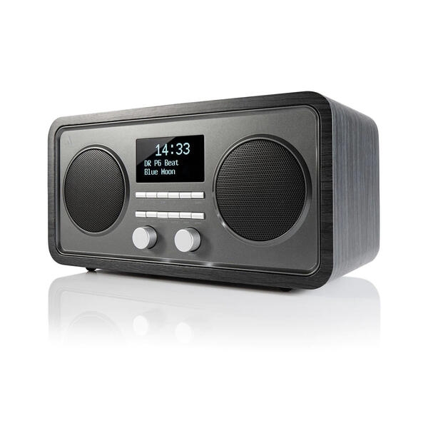 RADIO 3 Hordozható digitális rádió, fekete