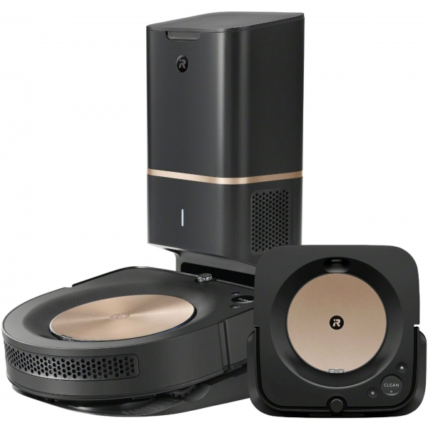 Roomba s9+ és Braava jet M6, fekete